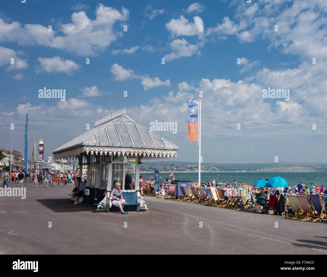Weymouth Promenade in Summer, Dorset, England, UK Stock Photo Alamy