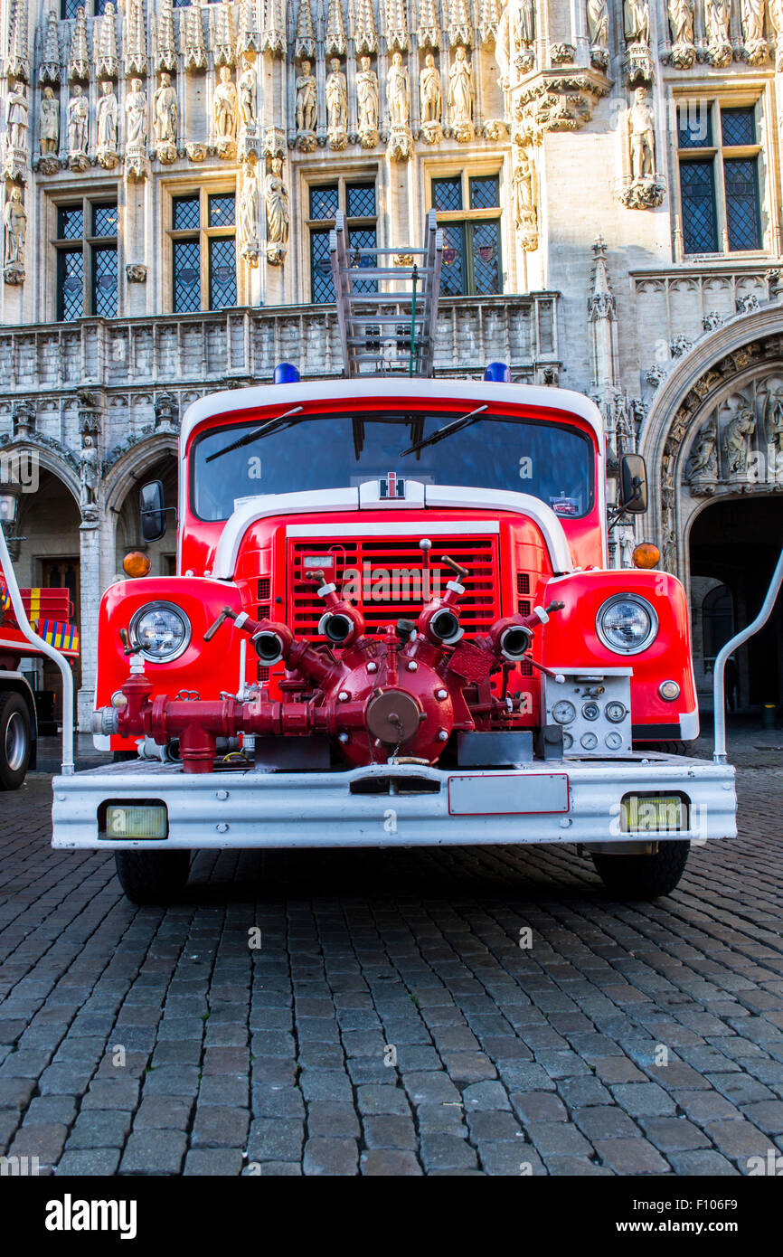 old fire truck Stock Photo