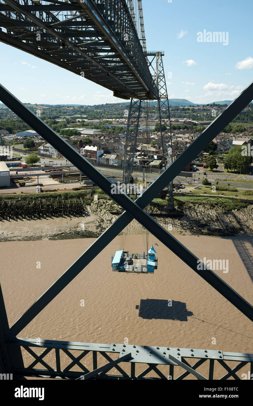The Transporter Bridge Newport South Wales Stock Photo