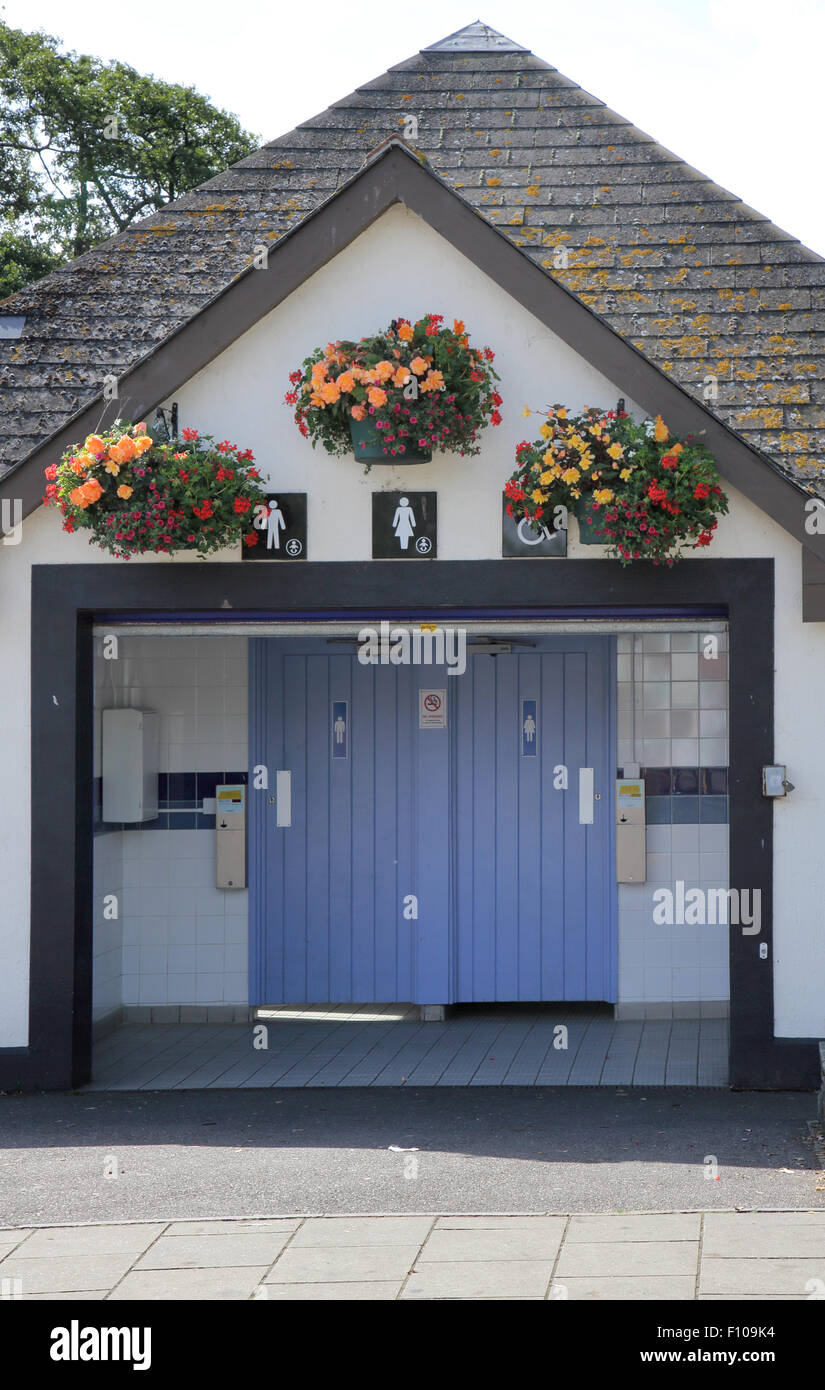 public toilet in kingsbridge on the south devon coast Stock Photo Alamy
