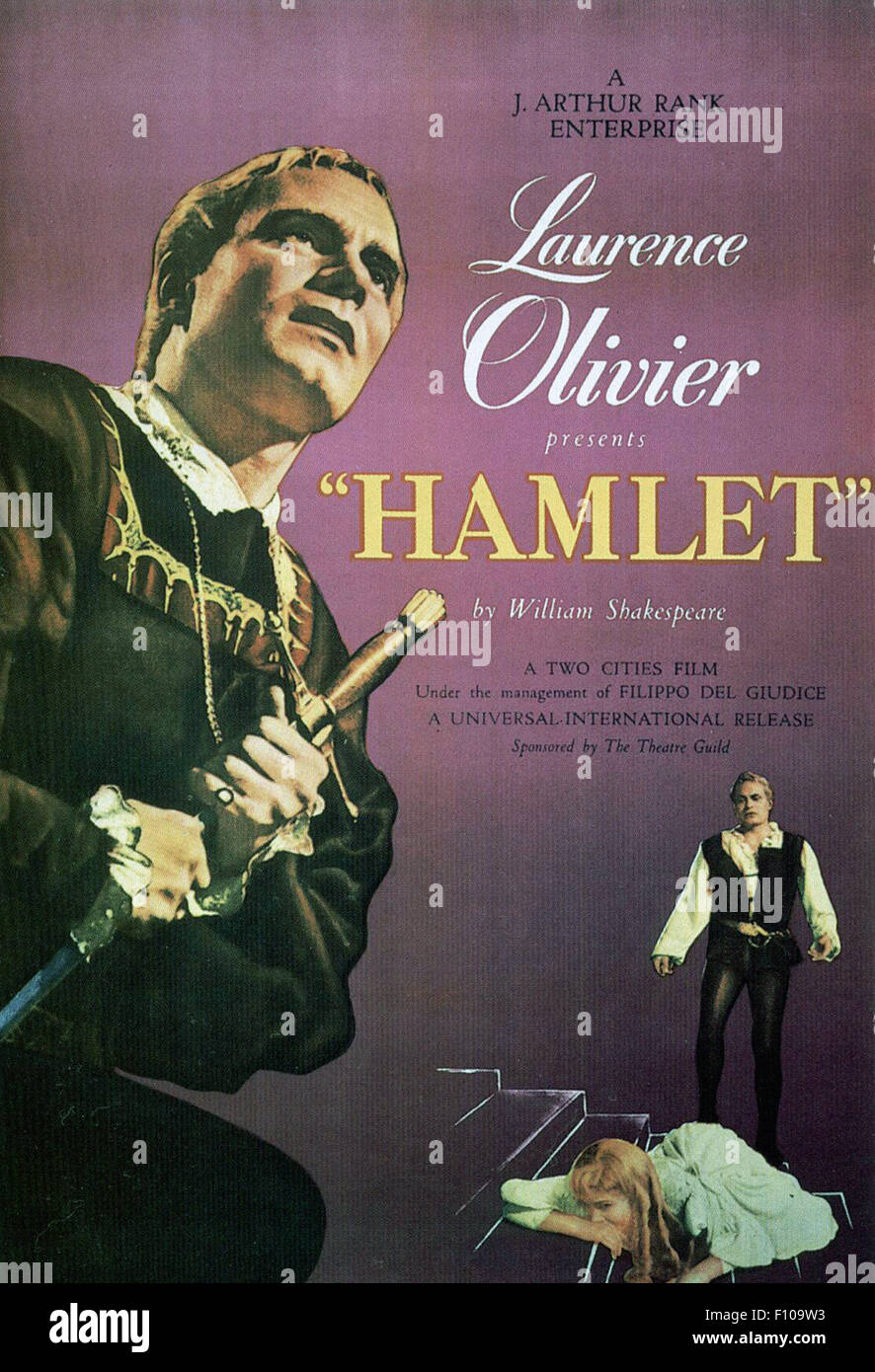 Hamlet (1948) -  - Movie Poster Stock Photo