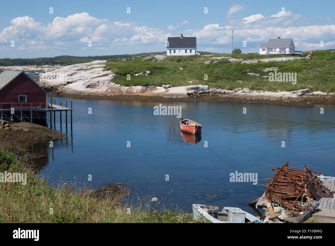 St Margarets Bay Halifax Nova Scotia Peggys Cove Stock Photo