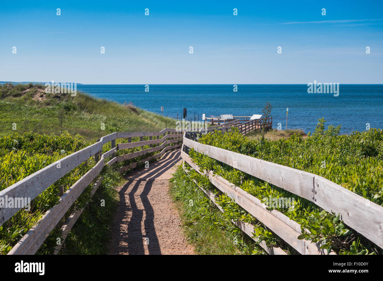 Cavendish Dunelands Trail PEI "Prince Edward Island" Canada Stock Photo