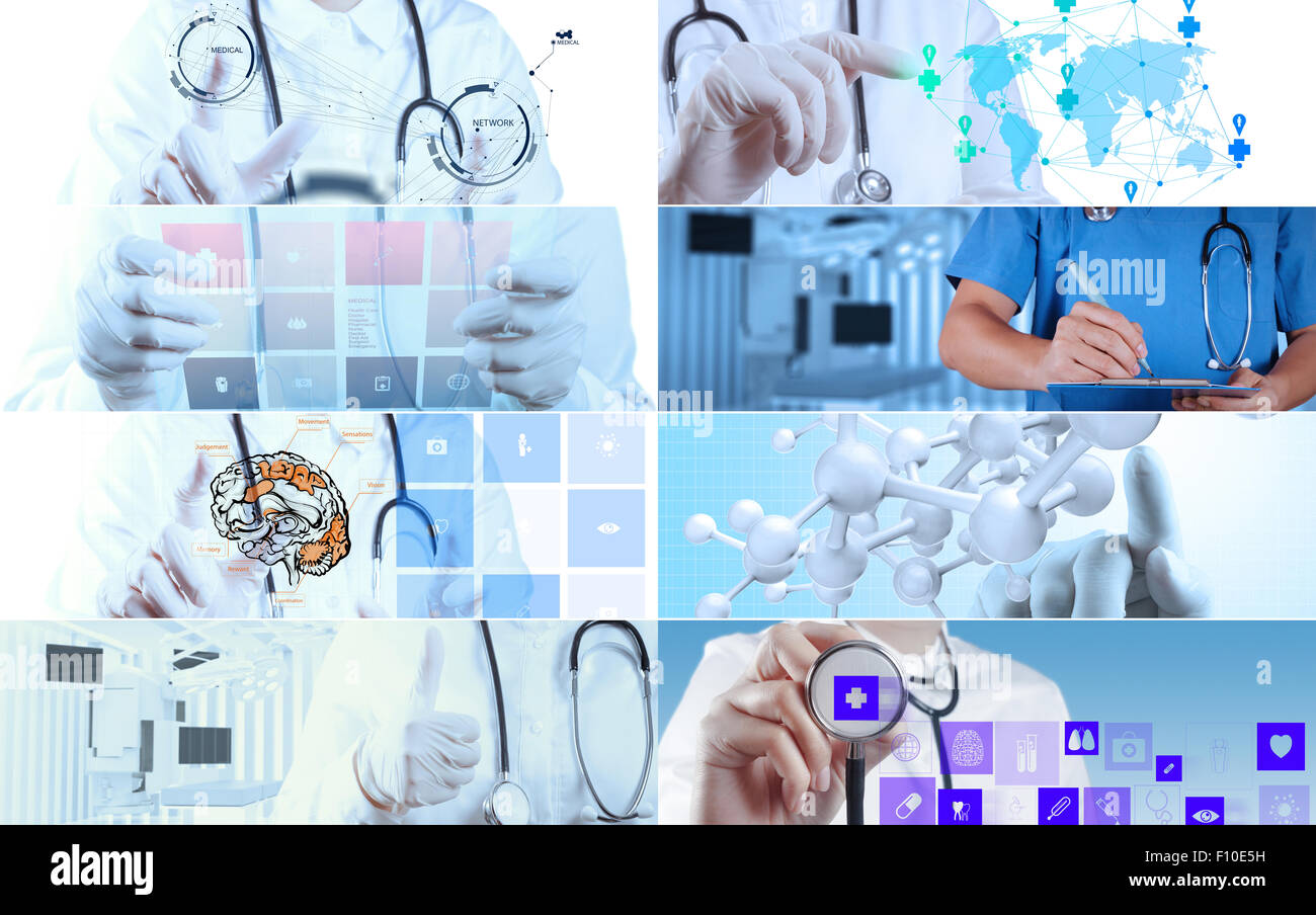 Medical collage hi-res stock photography and images - Alamy