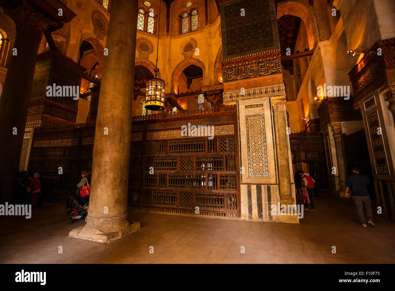 Mausoleum of Sultan Qalawun, Cairo, Egypt Stock Photo