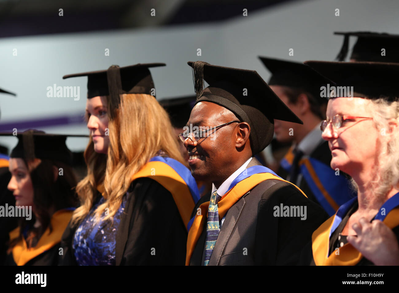 graduating students in cap and gown Stock Photo - Alamy