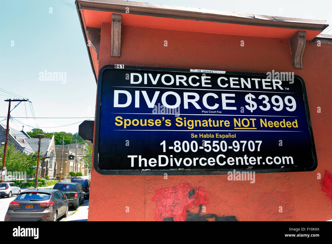 Divorce center Yonkers New York Stock Photo Alamy