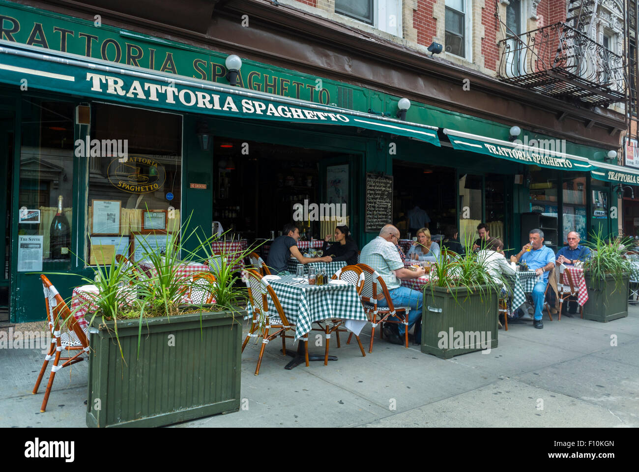 New York City, USA, Bleecker Street, Italian Restaurant "Trattoria