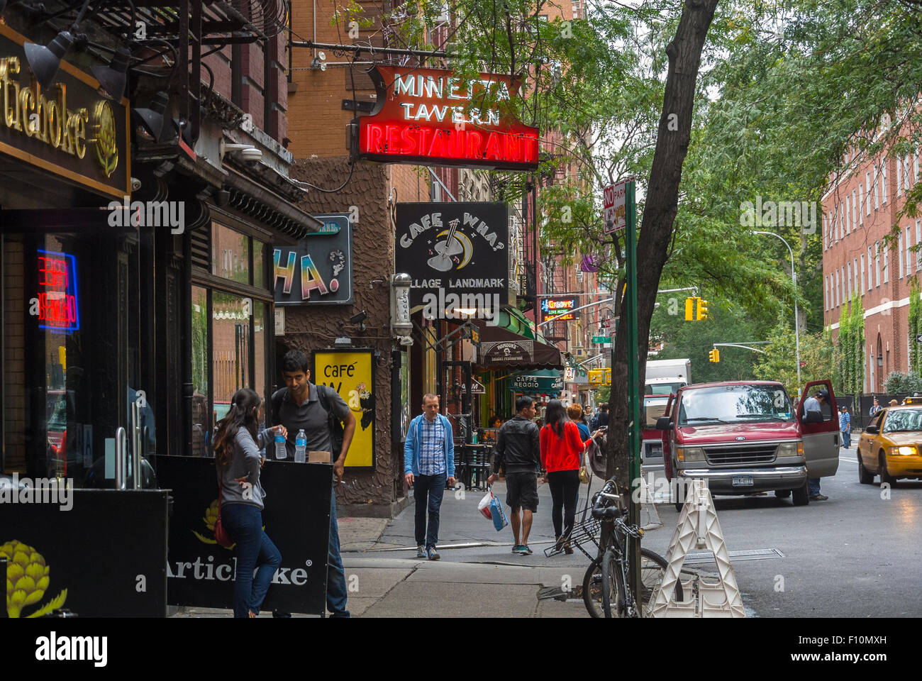 New York City, USA, Bleecker Street, Bars, "Cafe Wha?" Store front
