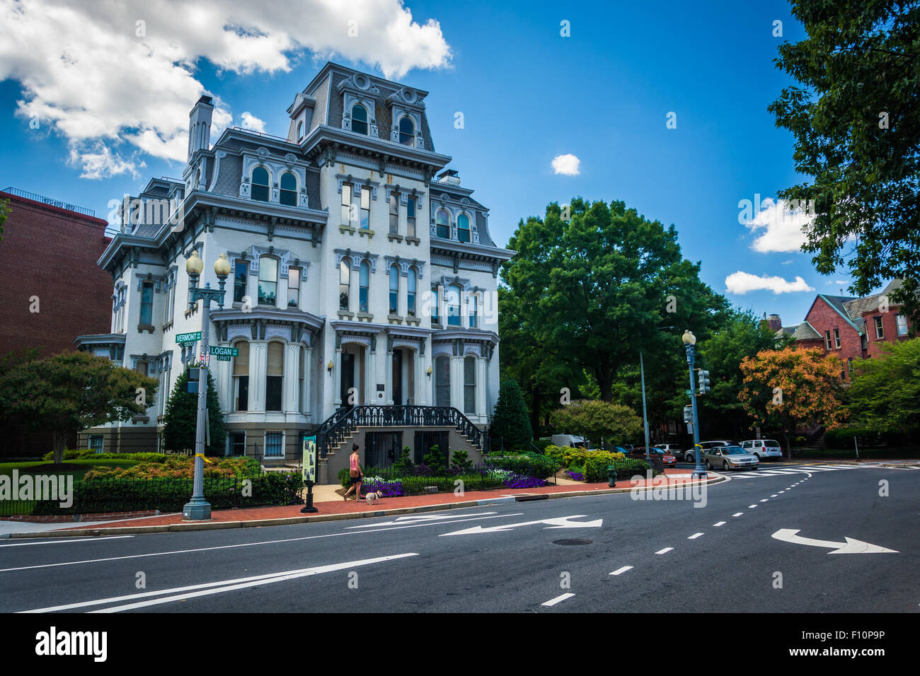 Historic house at Logan Circle, in Washington, DC Stock Photo Alamy