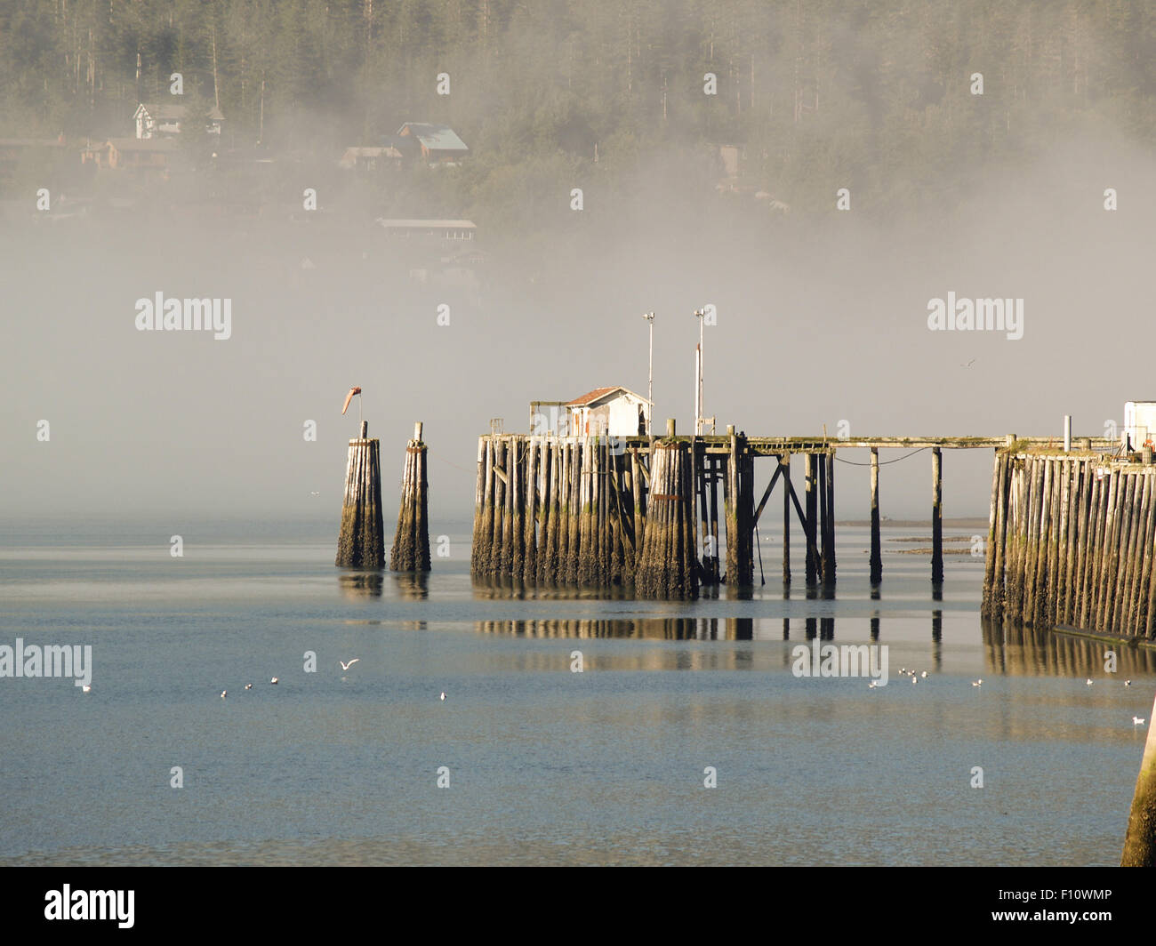 Waterfront Fuel Dock Juneau Stock Photo Alamy