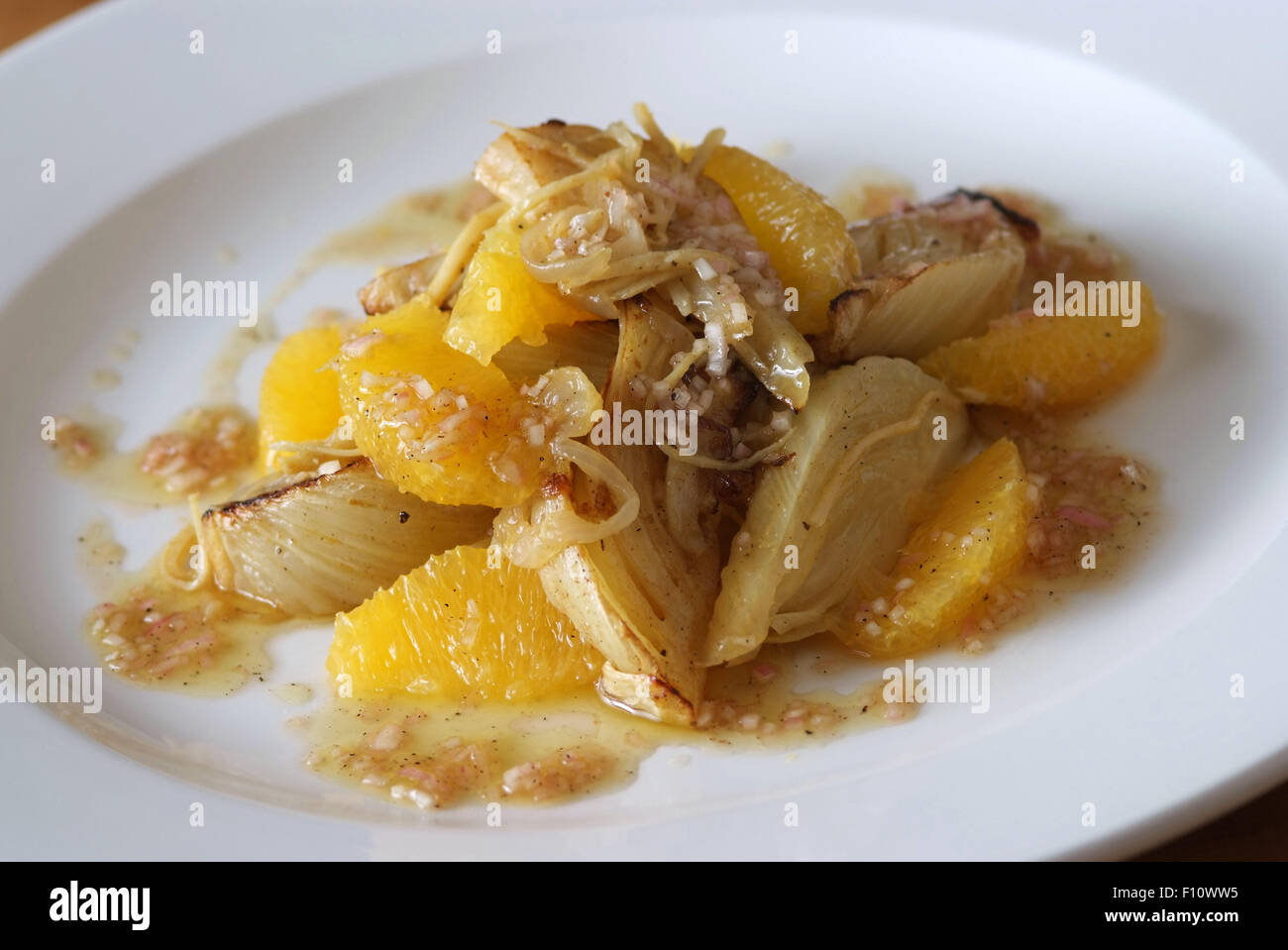 Ginger & cumin braised fennel Stock Photo Alamy