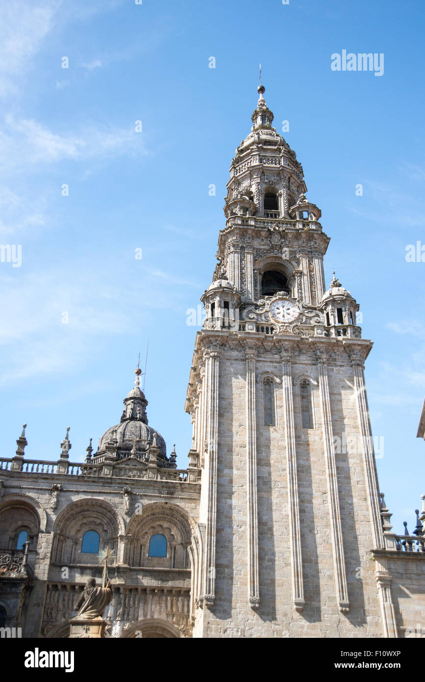 Santiago de Compostela Cathedral Stock Photo
