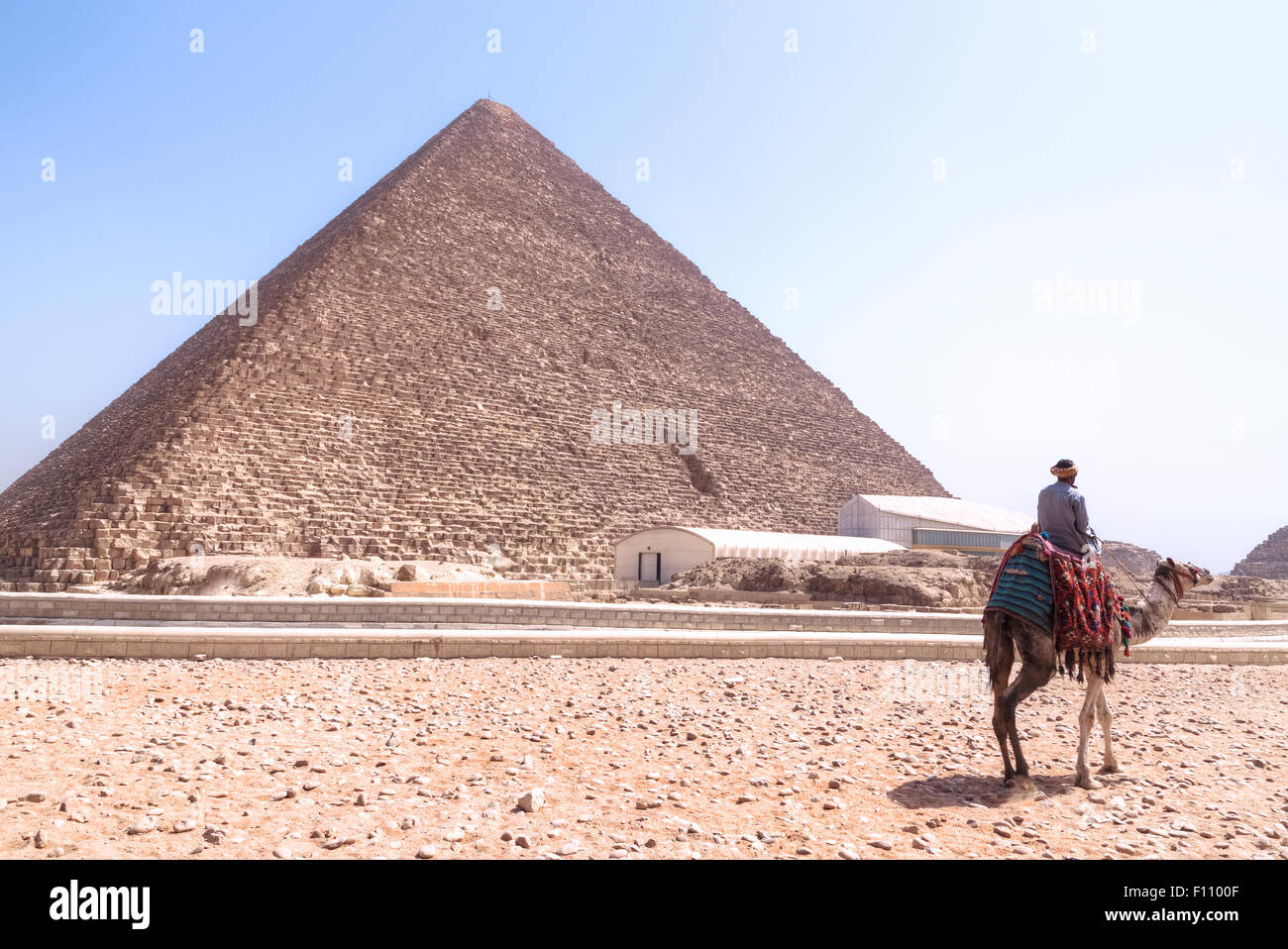 Great Pyramid of Giza, Cheops, Giza, Cairo, Egypt, Africa Stock Photo