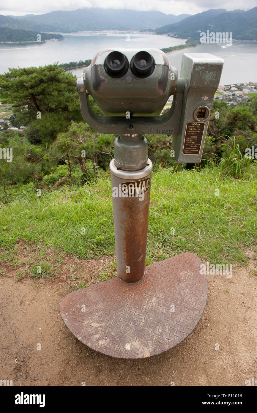 Tourist telescope in Japan Stock Photo Alamy