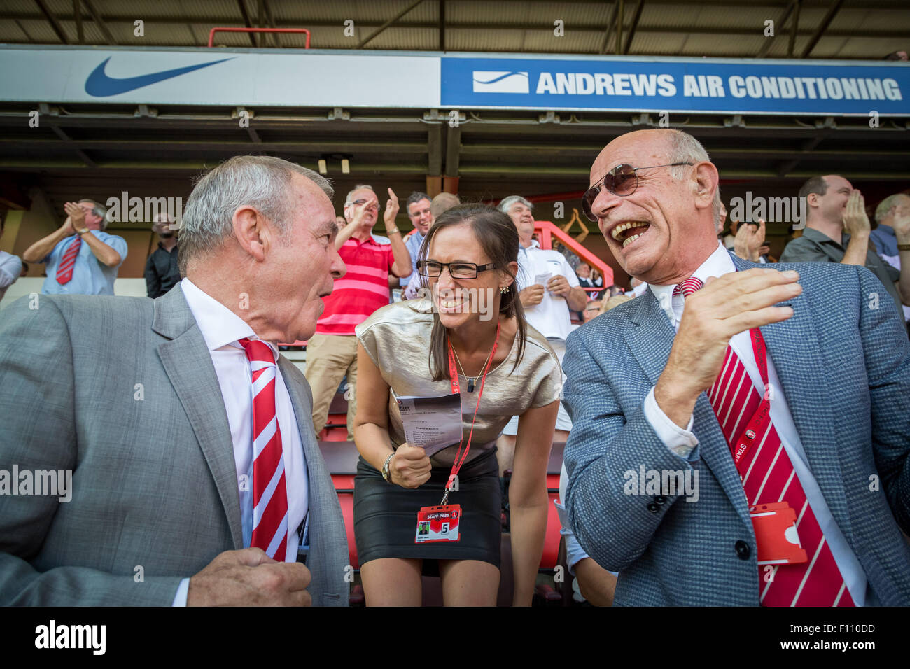 Katrien Meire Charlton Athletic CEO at The Valley Stadium in South East ...