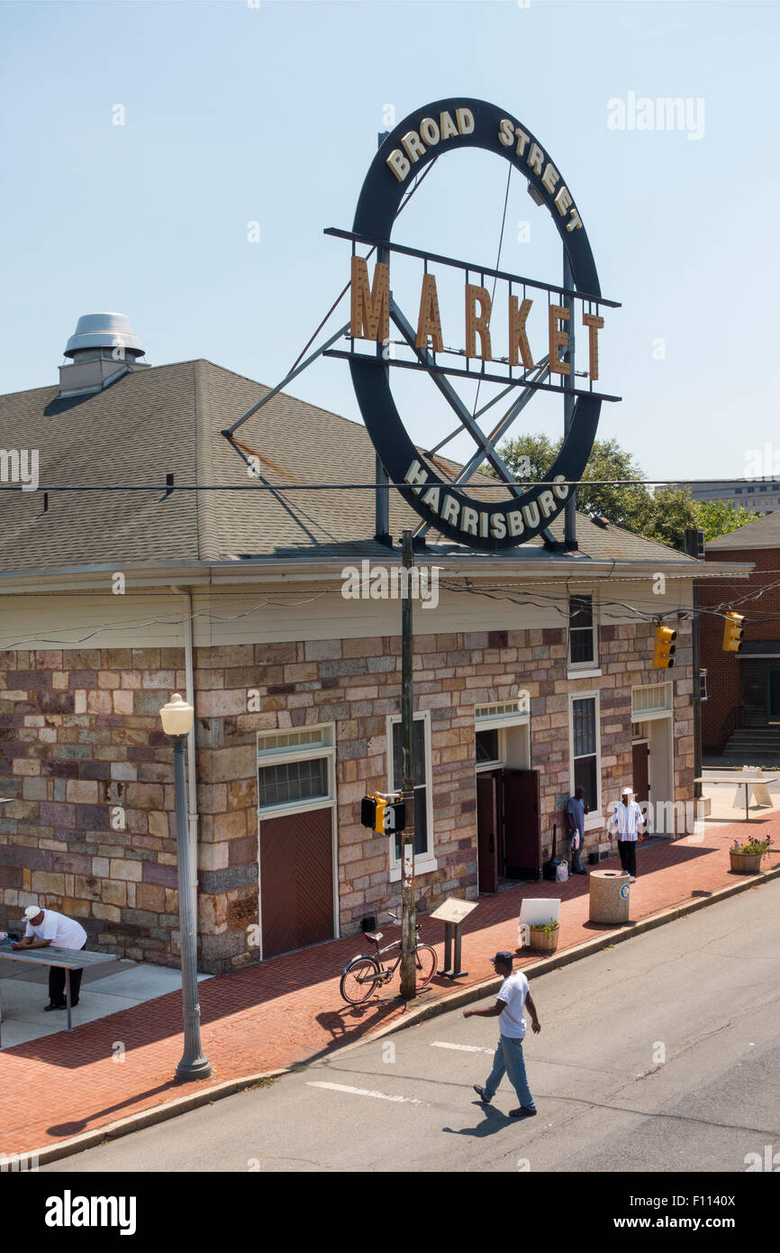 Broad street market Harrisburg PA Stock Photo Alamy