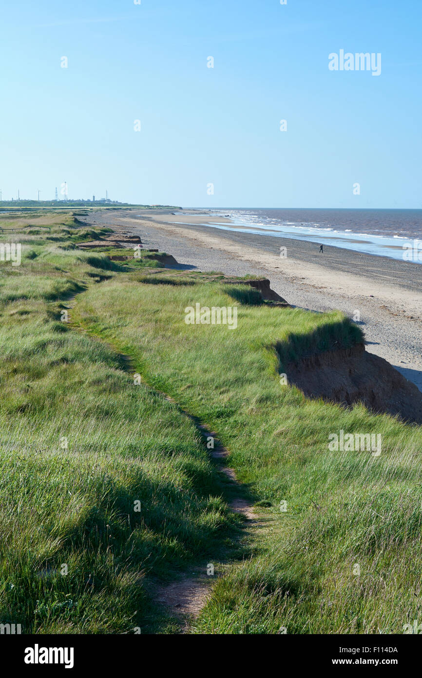 Holderness coast erosion hi-res stock photography and images - Alamy