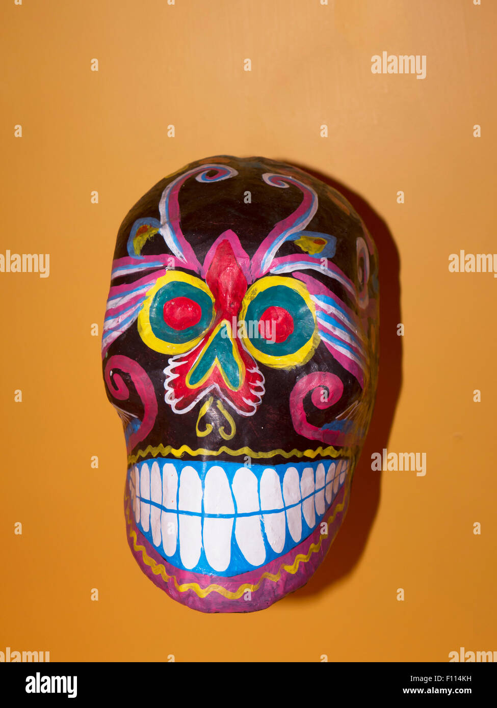 Mexican painted Skull in Scottsdale is in Arizona on the outskirts 