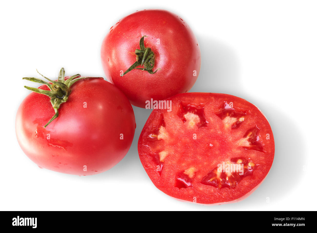 Red tomatoes Stock Photo