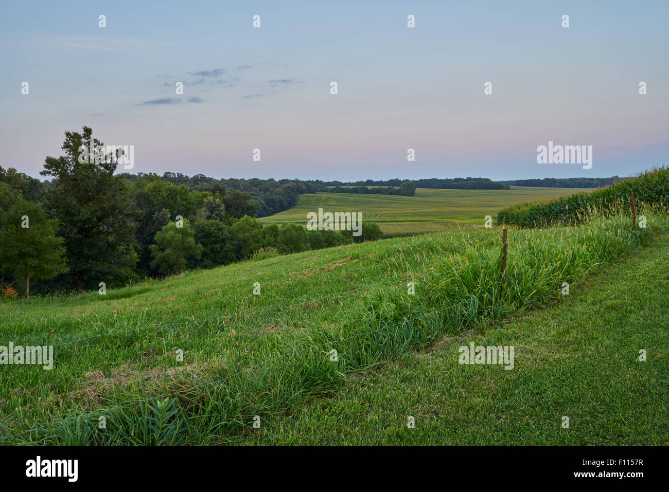 A farm in Mercer county Stock Photo Alamy