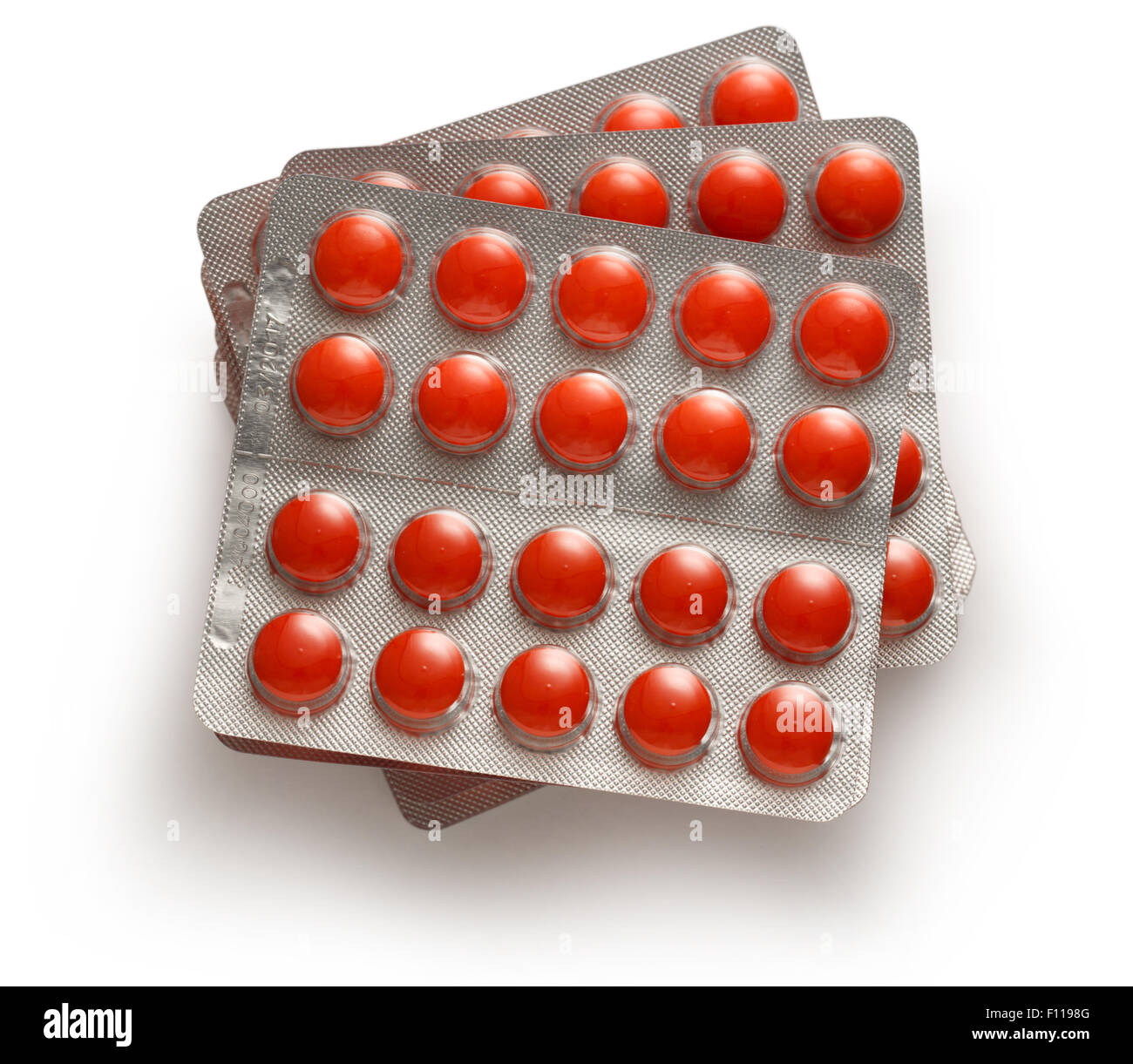 Colourful tablets in plastic packing on white Stock Photo Alamy