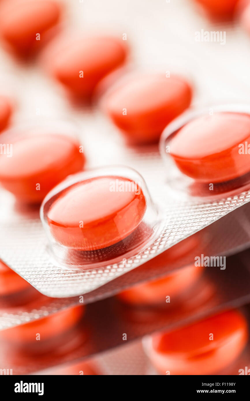 Colourful tablets in plastic packing as background Stock Photo Alamy