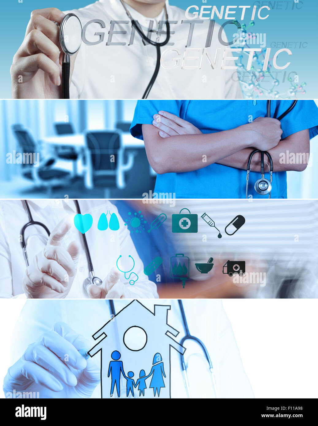 Medical collage hi-res stock photography and images - Alamy