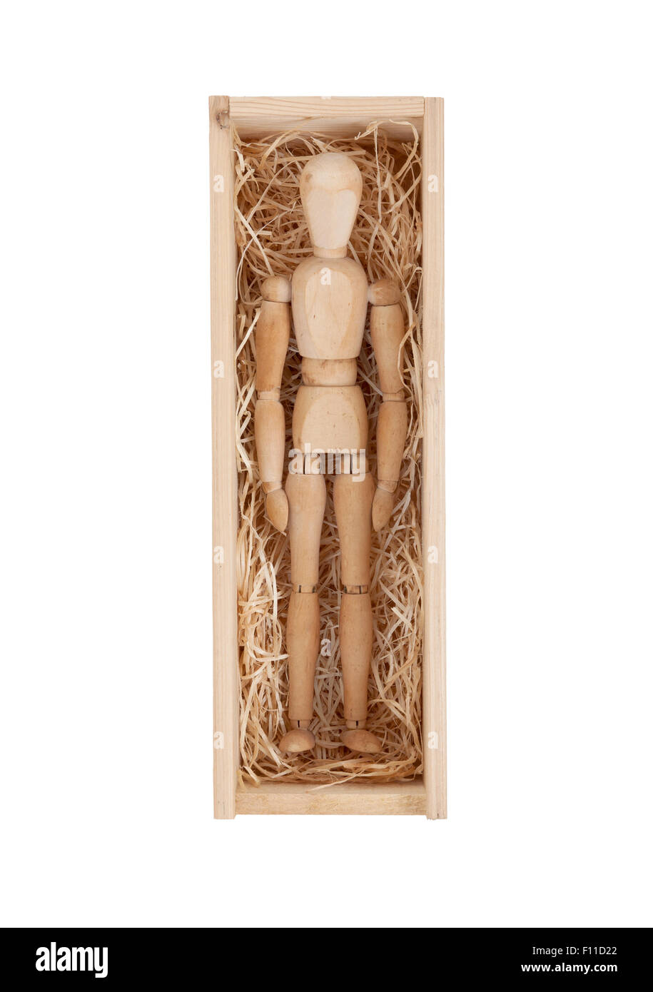 Wood Doll Photo Box 