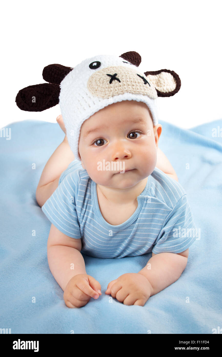 baby cow hat