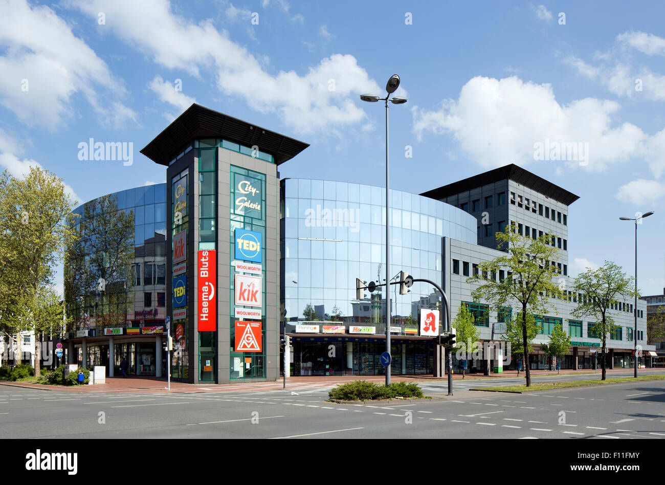 City shopping center, City-Galerie, Hamm, North Rhine-Westphalia, Germany Stock Photo