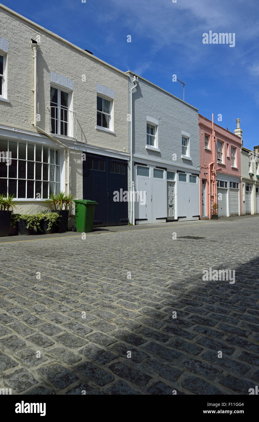 Devonshire Mews South, London W1G, United Kingdom Stock Photo