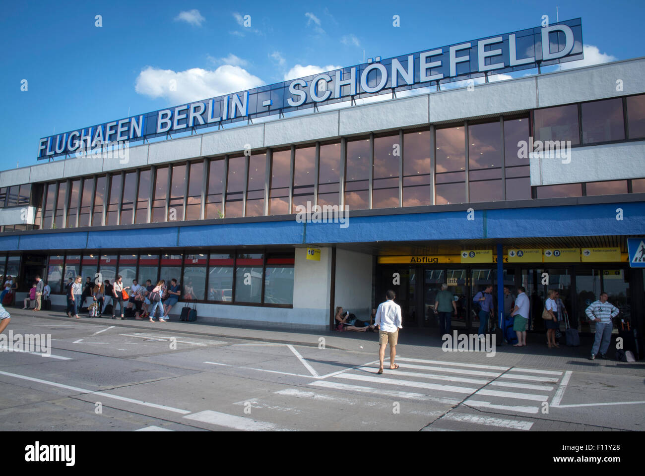 Schonefeld Airport in Berlin. Stock Photo