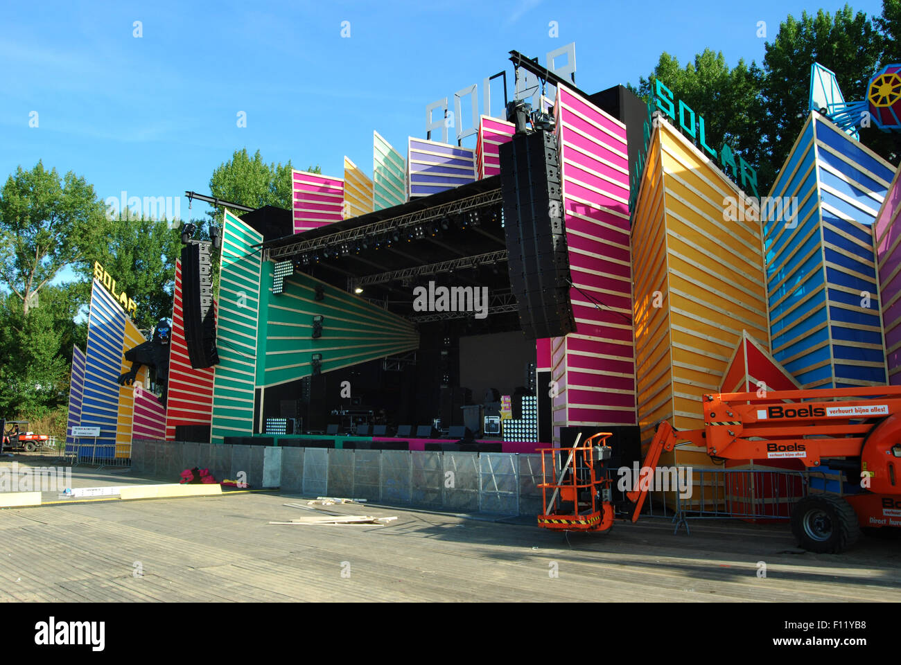 main stage at Solar, a contemporary festival of performing arts in Roermond, Netherlands Stock Photo