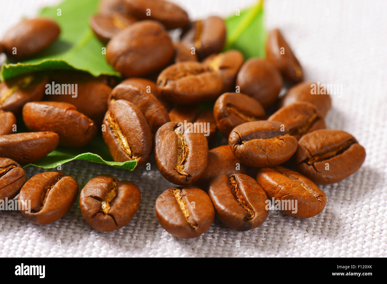 Medium roasted Arabica coffee beans Stock Photo - Alamy