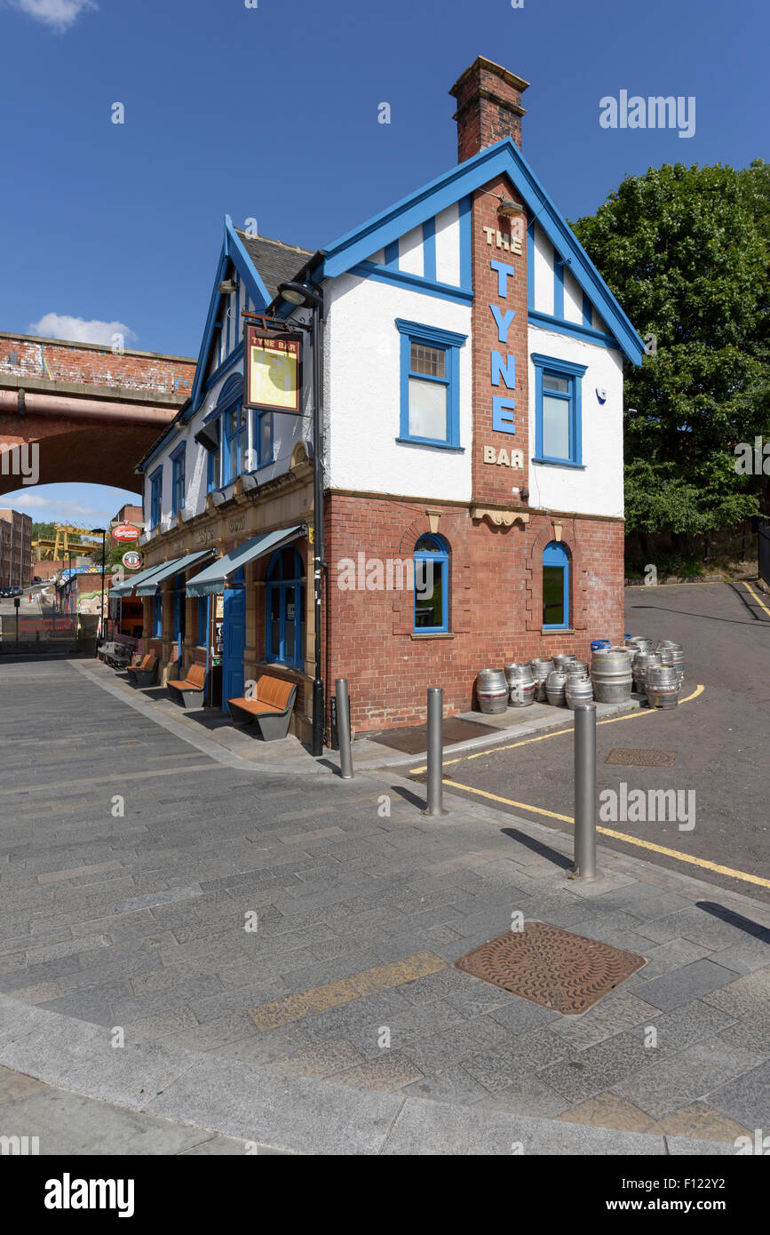 The Tyne Bar Ouseburn Stock Photo