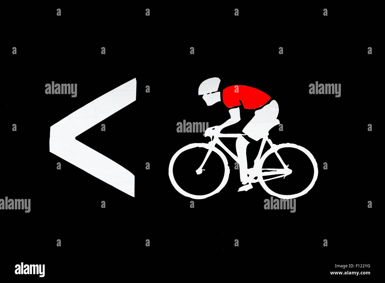 Cycling Graphic Stock Photo