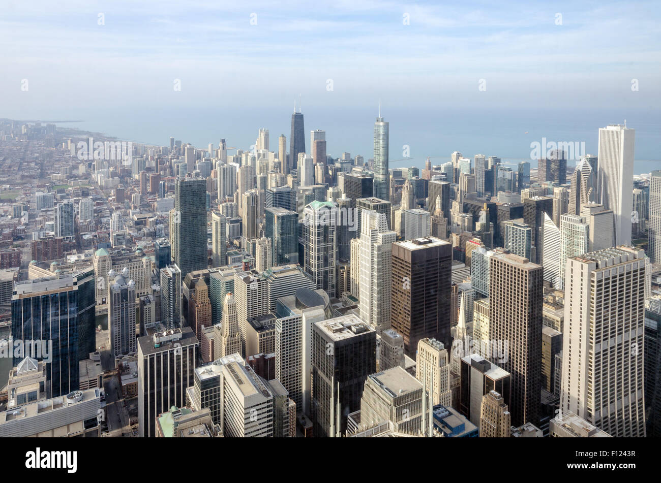 View of buildings on downtown Chicago Stock Photo - Alamy