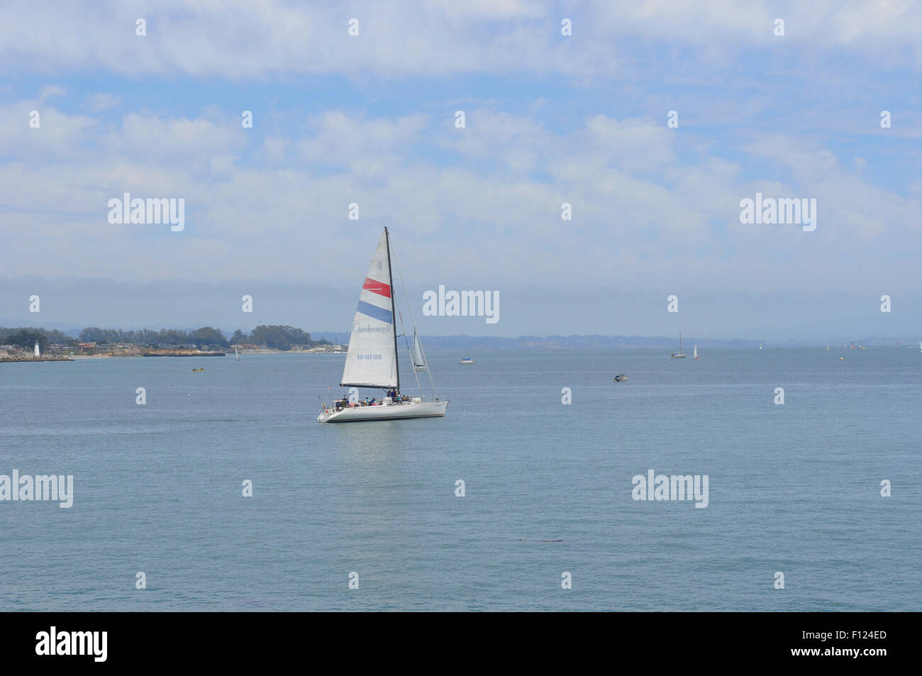 sailing tour boat santa cruz california Stock Photo Alamy