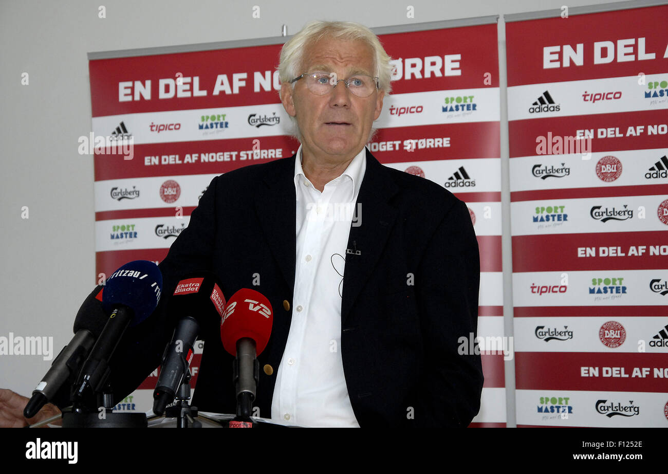 Copenhagen, Denmark. 25th August, 2015. Morten Olsen Danish football