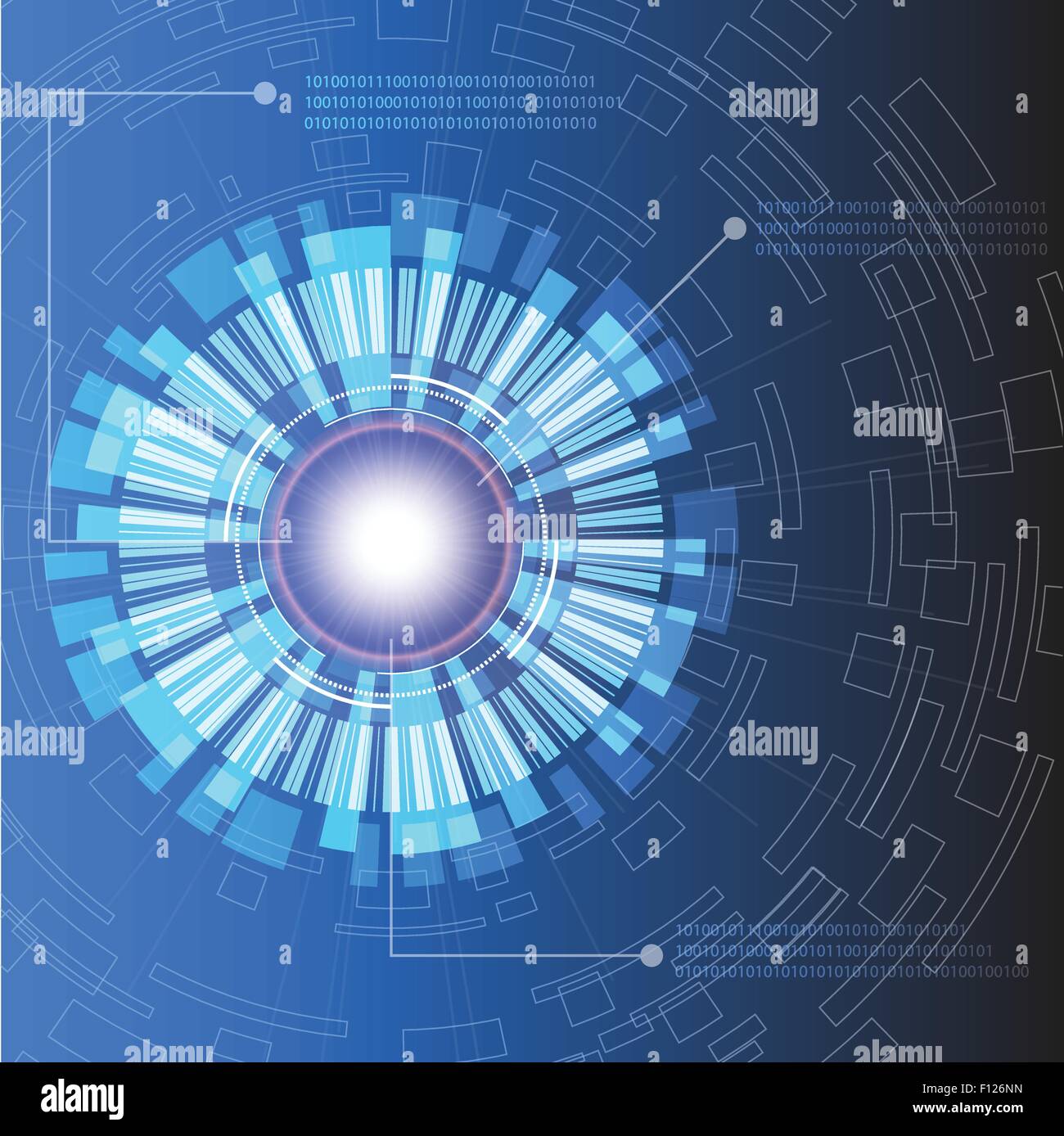Abstract Blue Light Technology Background vector Stock Vector Image ...
