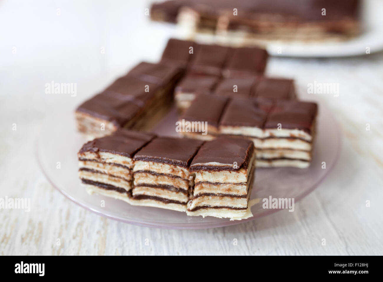 Chocolate Biscuit Stock Photo