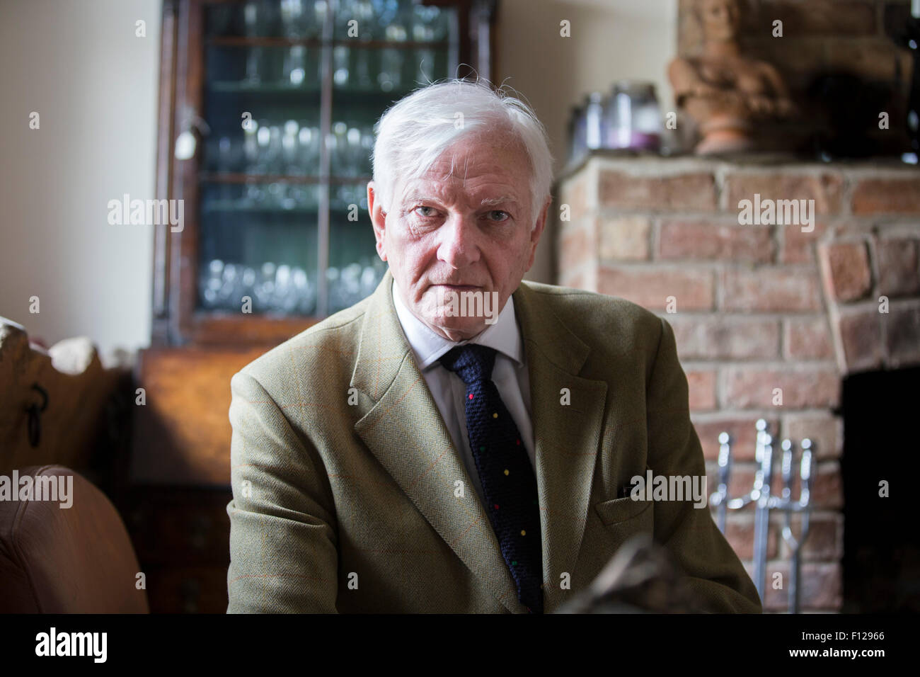 Harvey Proctor, the former Conservative MP, at his home in Rutland, UK Stock Photo
