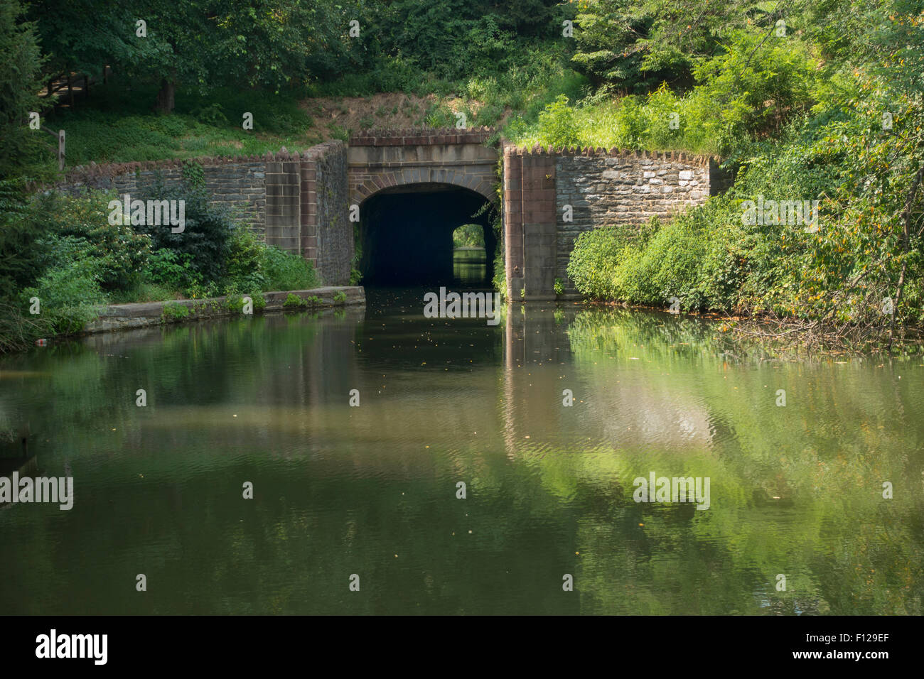 Union Canal tunnel park in Lebanon PA Stock Photo Alamy