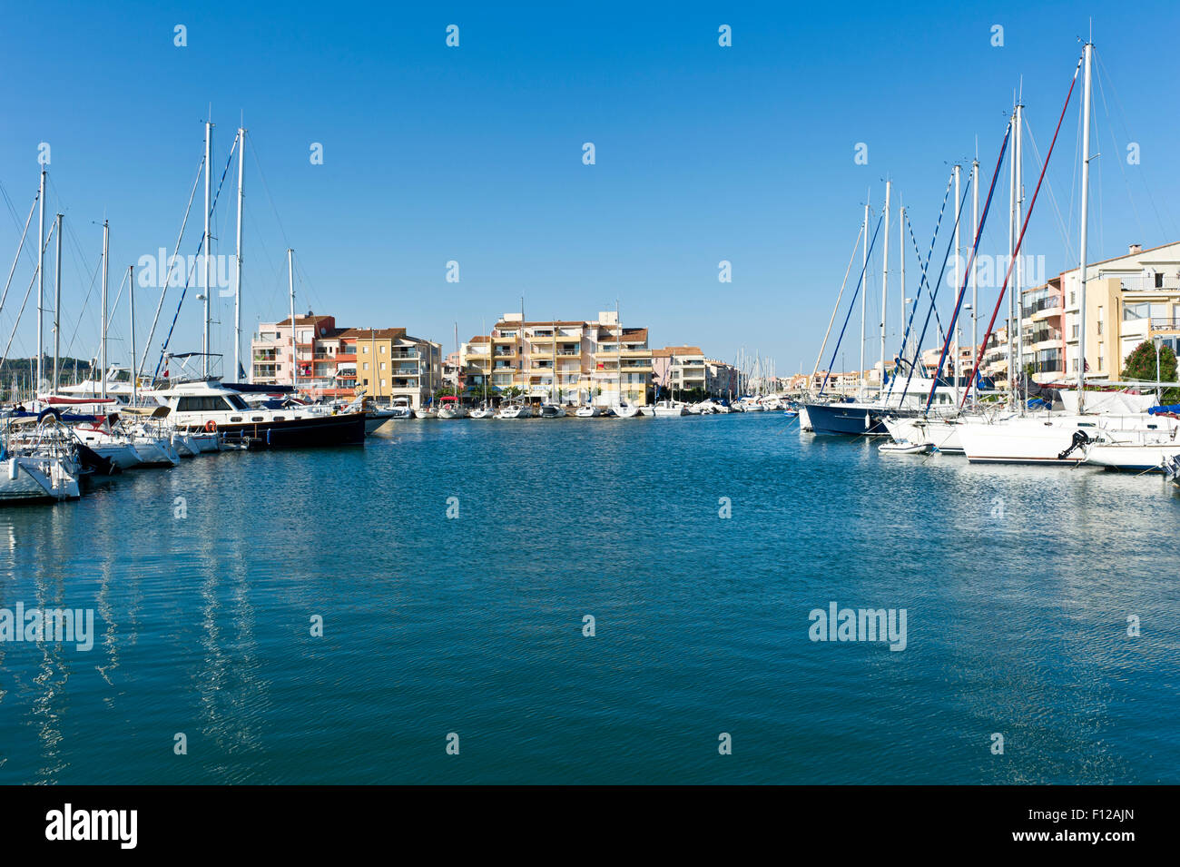 Le Cap d'Agde marina, Herault, Languedoc Roussillon, France Stock Photo