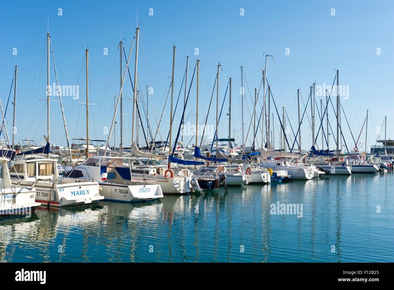 Le Cap d'Agde marina, Herault, Languedoc Roussillon, France Stock Photo