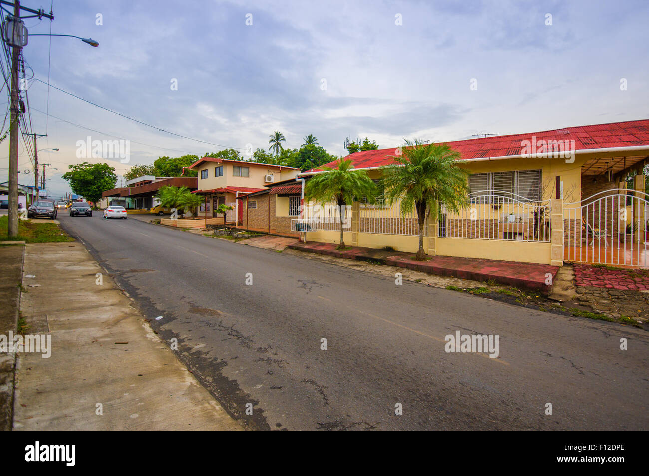 San José de David is a city and corregimiento located in the west of Panama. It is the capital of the province of Chiriquí. Stock Photo