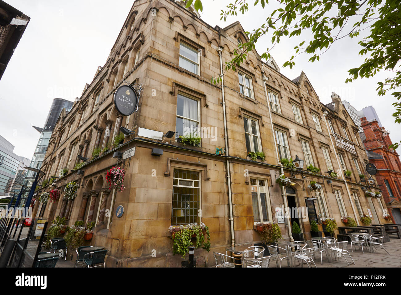 the mitre hotel Manchester uk Stock Photo
