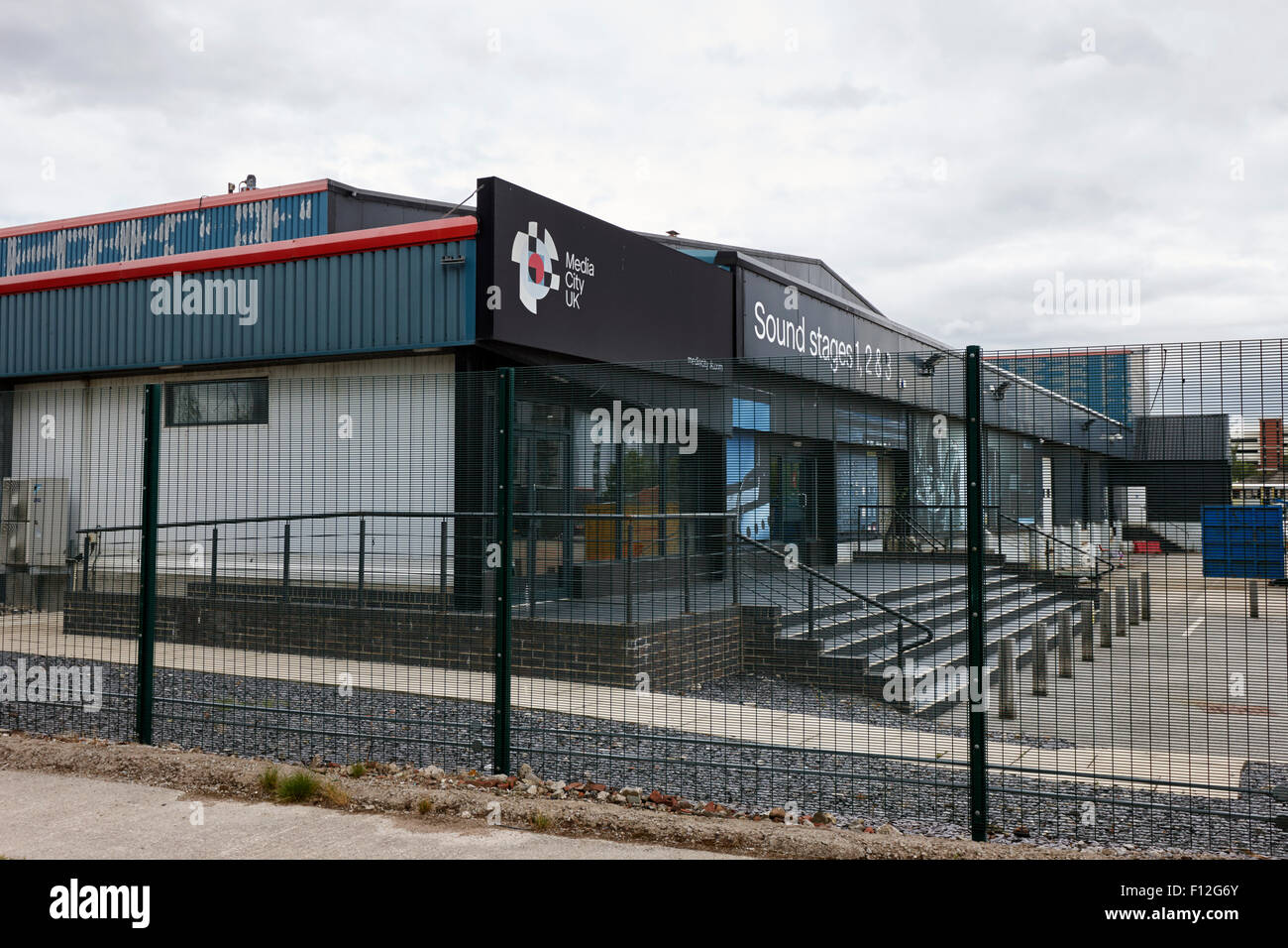 the pie factory sound stages at mediacityuk salford Manchester uk Stock Photo Alamy