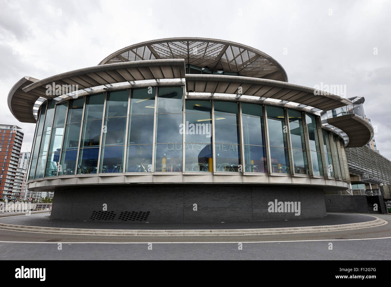 quays theatre at the the lowry arts centre salford Manchester uk Stock Photo